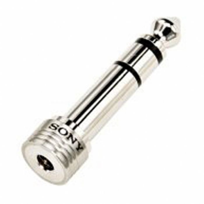 Sony stereo mini-jack to 1/4 inch jack adapter at Juno Records.