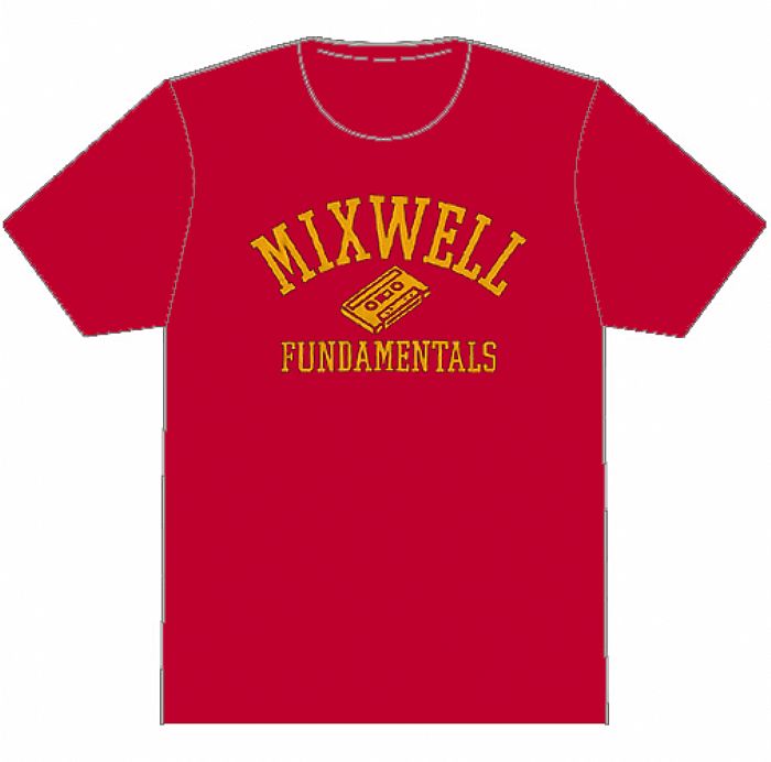 MIXWELL - Mixwell Fundamentals T-Shirt (Cardinal Red With Yellow Print)