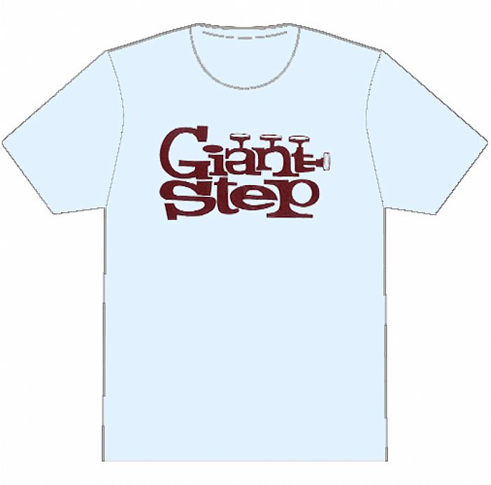 GIANT STEP - Giant Step T-Shirt (blue with brown Giant Step logo)