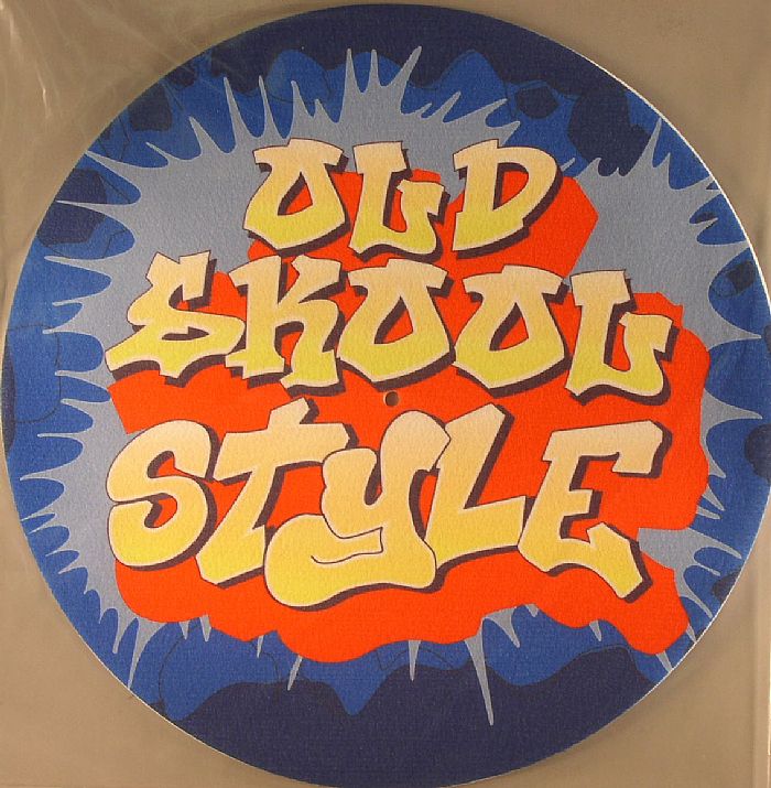 DMC Old Skool Style Slipmats (blue, red & yellow design) at Juno Records.