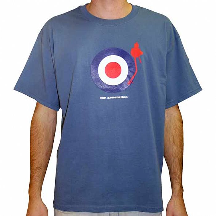 DMC - My Generation T-shirt (denim with blue, white & red design)
