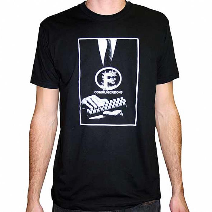 F COMMUNICATIONS - F Communications Clavier T-Shirt (black with white logo)