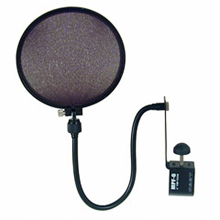 MICROPHONE POP FILTER - Microphone Pop Filter MPF-6 With Stand Clamp