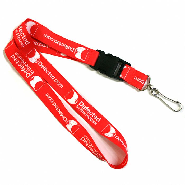 Defected Lanyard (red) at Juno Records.