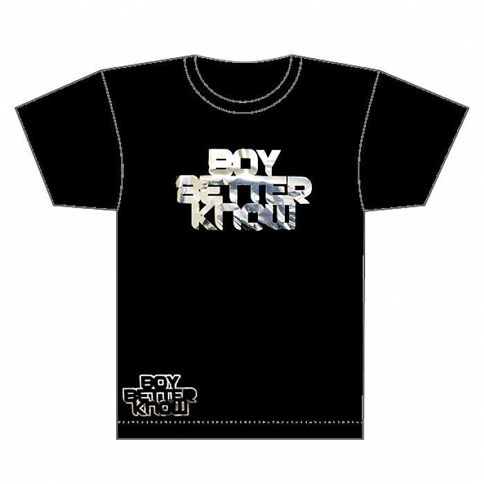 BOY BETTER KNOW Boy Better Know T Shirt (black with silver logo) vinyl ...