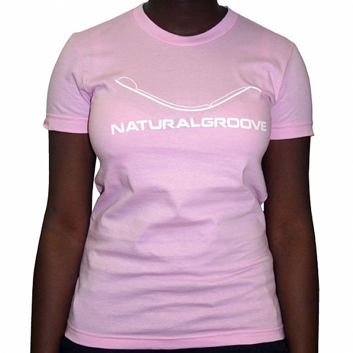 NATURAL GROOVE - Natural Groove T-Shirt (pink with white logo)