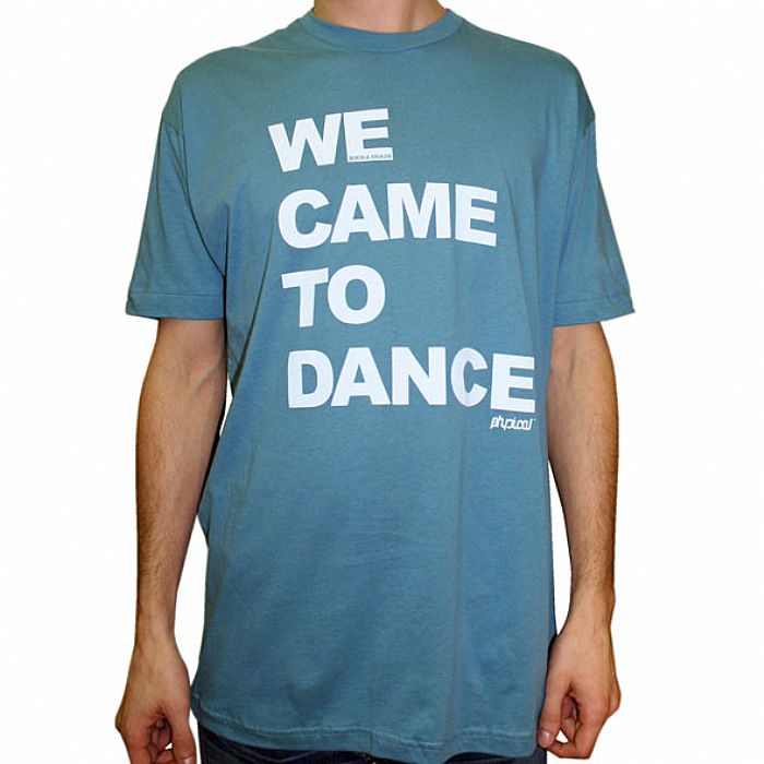 BOOKA SHADE - We Came To Dance T-Shirt (steel blue with white logo)
