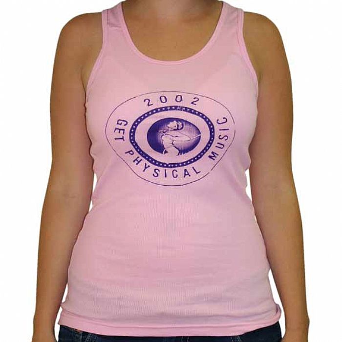 GET PHYSICAL - Get Physical Music Girl Vest (pink with purple logo)