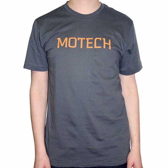 MOTECH - Motech T-Shirt (asphalt grey with orange logo)