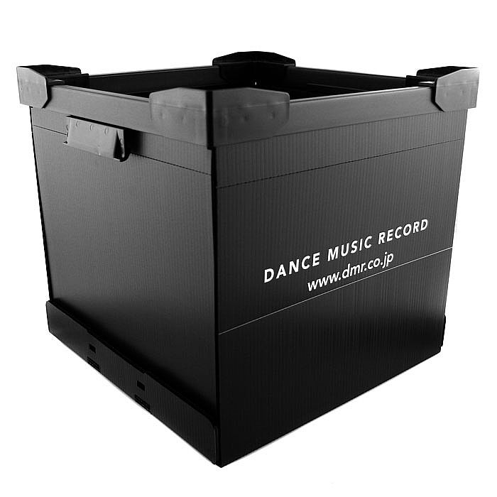 DMR - DMR Self Assembly Record Box Container (black) (holds 80 records)