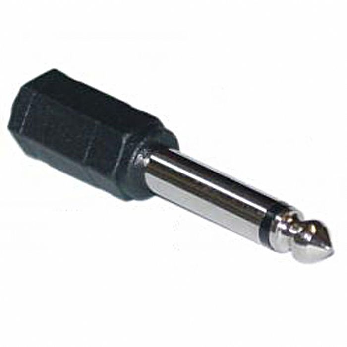 QTX - QTX 6.3mm Mono Jack Plug To 3.5mm Mini Jack (black)