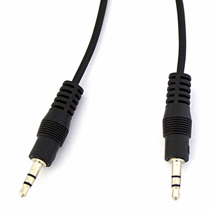 3.5MM (MINI JACK) STEREO AUDIO CABLE - 3.5 mm (mini jack) Stereo Audio Cable (3.5 metres) (male to male stereo 3.5mm (mini-jack) cable) (black)