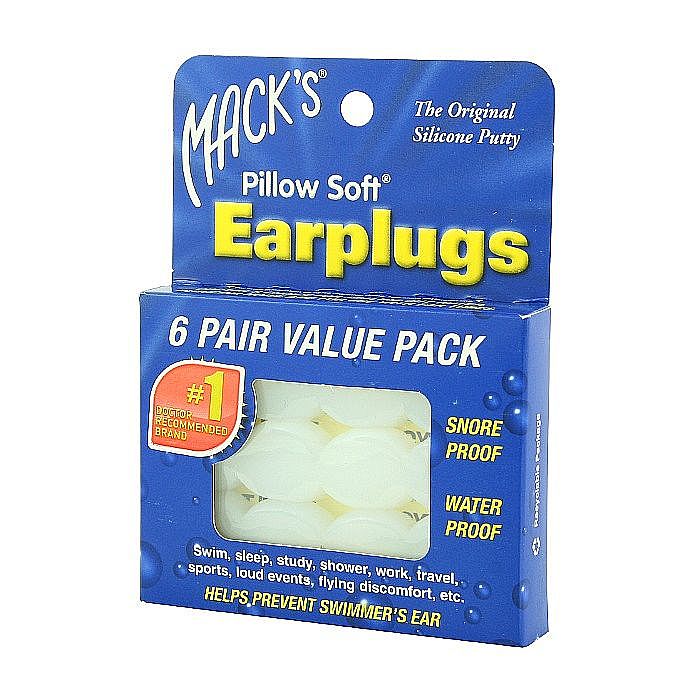 MACK'S EAR PLUGS - Mack's White Silicone Ear Plugs