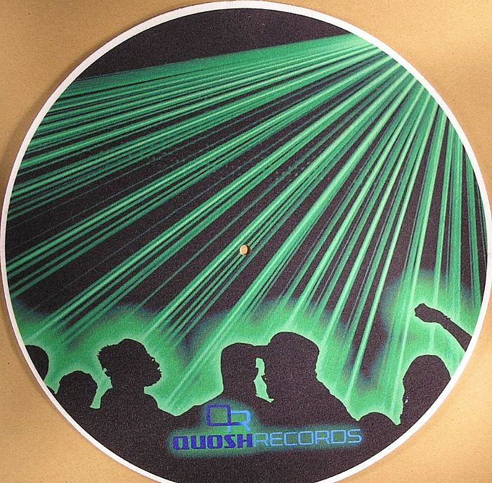 Quosh Slipmats (green strobes design) at Juno Records.