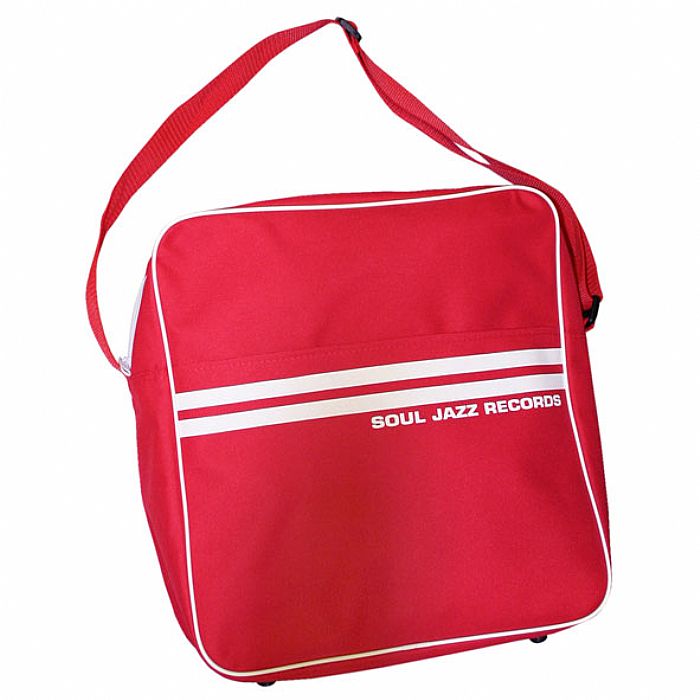 SOUL JAZZ - Soul Jazz 12" Record Bag (red with white logo)