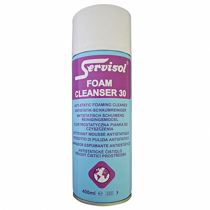 SERVISOL - Servisol Foam Cleanser 30 (400ml, quickly & easily removes all types of dirt, grease stains & contamination)