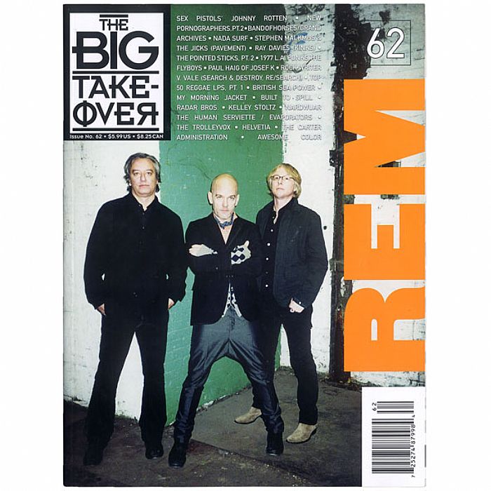 BIG TAKEOVER, The - The Big Takeover Magazine Issue No 62  (feat Johnny Rotten, New Pornographers Part 2, Band Of Horses, Grand Archives, Nada Surf, Stephen Malkmus & The Jicks (Pavement), Ray Davies + more!)