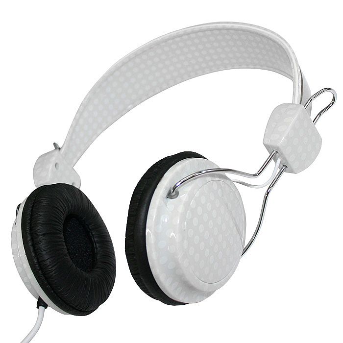 Wesc Dotted Bongo Headphones (unisex street headphones) (marshmallow