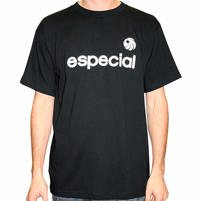 ESPECIAL - Especial Records 10th Anniversary T-Shirt (black with white foam front & back print)