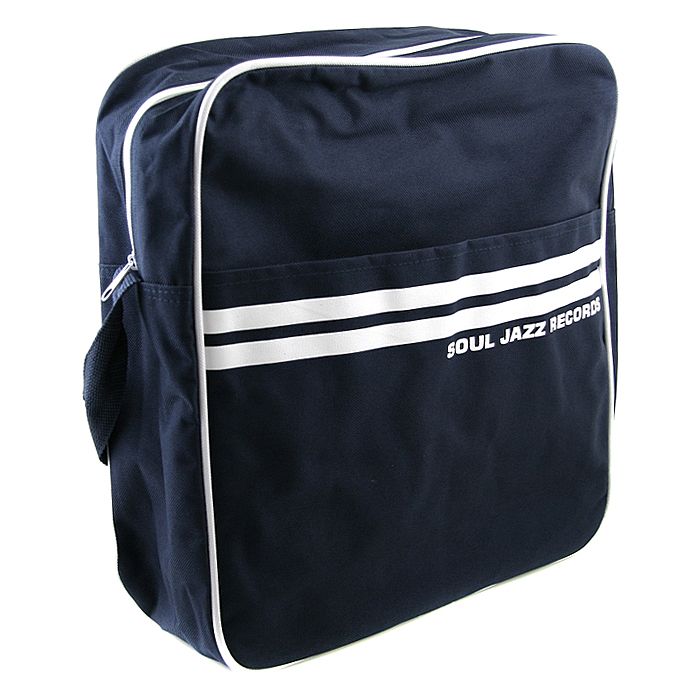 SOUL JAZZ - Soul Jazz 12" Record Bag 30 (navy with white logo)