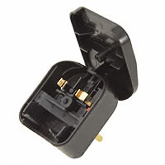 EUROPEAN CONVERTER PLUG - European To UK Adapter Plug (black)