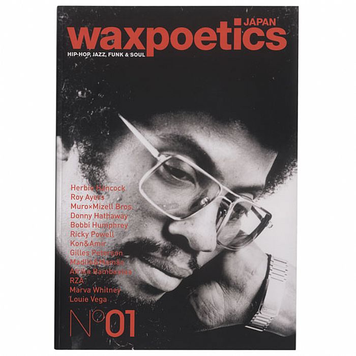 WAX POETICS JAPAN - Wax Poetics Japan Magazine Issue 1: Oct/Nov 2008 (feat Herbie Hancock, Roy Ayres, DJ Muro, Louie Vega, Bobbi Humphrey, Gilles Peterson, Madlib + more! Japanese text)