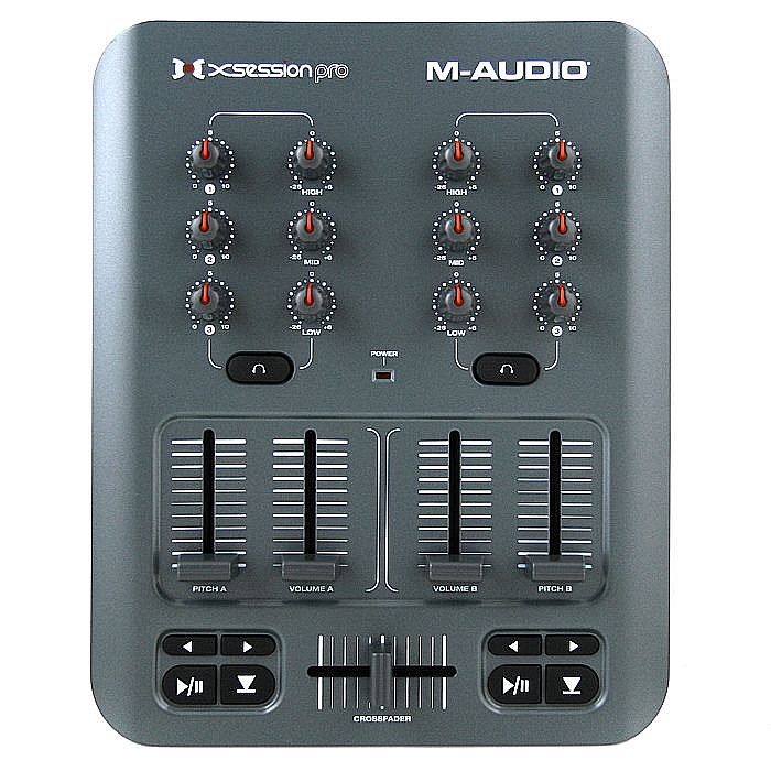 M AUDIO M Audio X Session Pro USB MIDI DJ Mixer Controller vinyl at ...