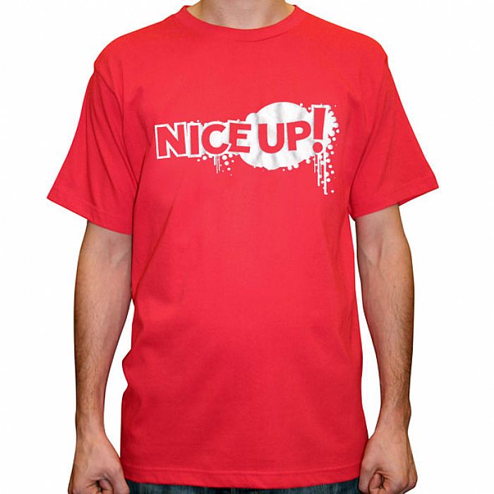 NICE UP! - Nice Up! T-shirt (red with white foam print)