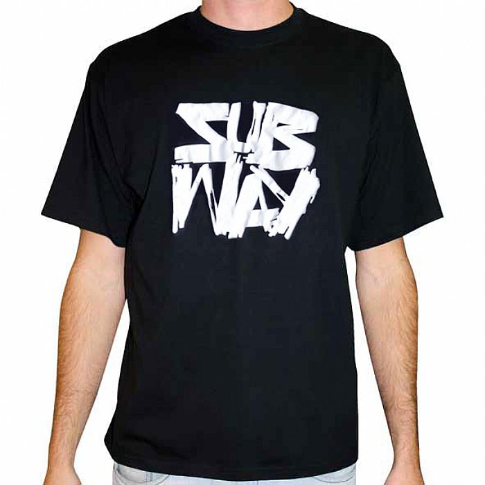 SUBWAY - Subway T-shirt (black with white logo)