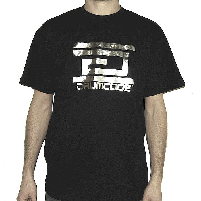 DRUMCODE - Drumcode T-shirt  (black with silver logo)