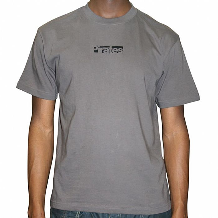 INDIGO JAM UNIT - Pirates 6.2 oz T-shirt (charcoal with black Pirates logo on front & Indigo Jam Unit on back)