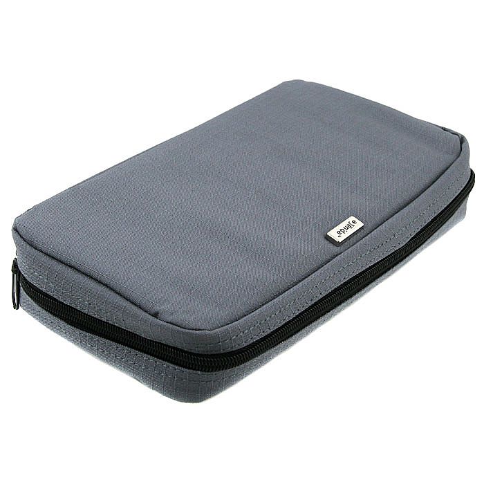 AGENDA - Agenda 128 Utility CD Case (grey) (128 capacity CD sleeves (64 CD + 64 covers), heavy duty 600D polyester ripstop/PVC fabric shell, high density thick EPE foam padded protection, strong riveted spine)