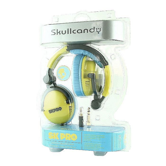 SKULLCANDY Skullcandy SK Headphones (pro DJ headphones) (yellow) vinyl