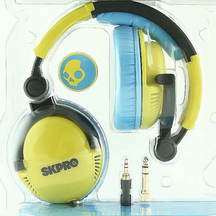 SKULLCANDY Skullcandy SK Headphones (pro DJ headphones) (yellow) vinyl
