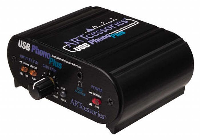 ART - ART USB Phono Plus V2 Audio Interface/Phono Preamplifier