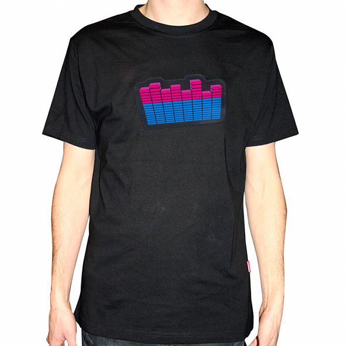 T QUALIZER - T Qualizer II 3D T-shirt (black with multicoloured design)