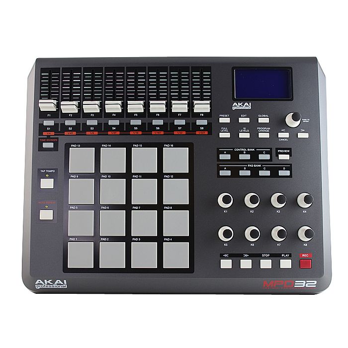 AKAI Akai MPD32 Performance MIDI Pad Controller vinyl at Juno