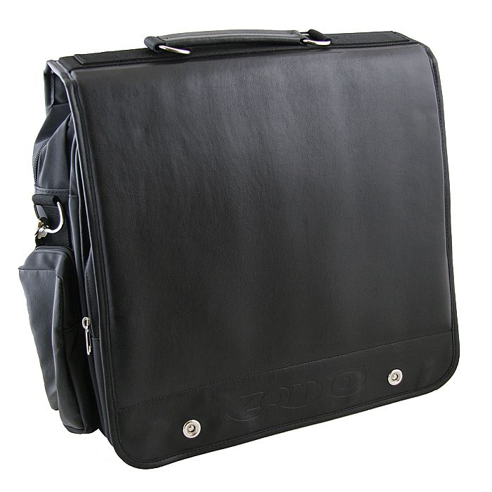 ZOMO - Zomo Digital DJ Bag (black) (capacity approx 40 x 12" + 1 laptop up to 15,4 inches wide + 1 x Stanton FS 2.0 , synthetic leather material)