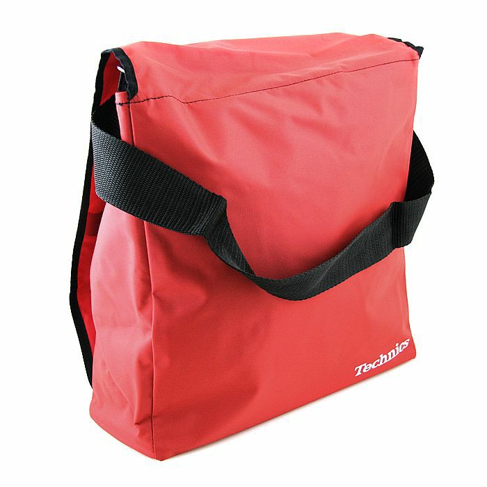 TECHNICS Technics Chicago City Messenger 12 Vinyl Record Bag (red ...