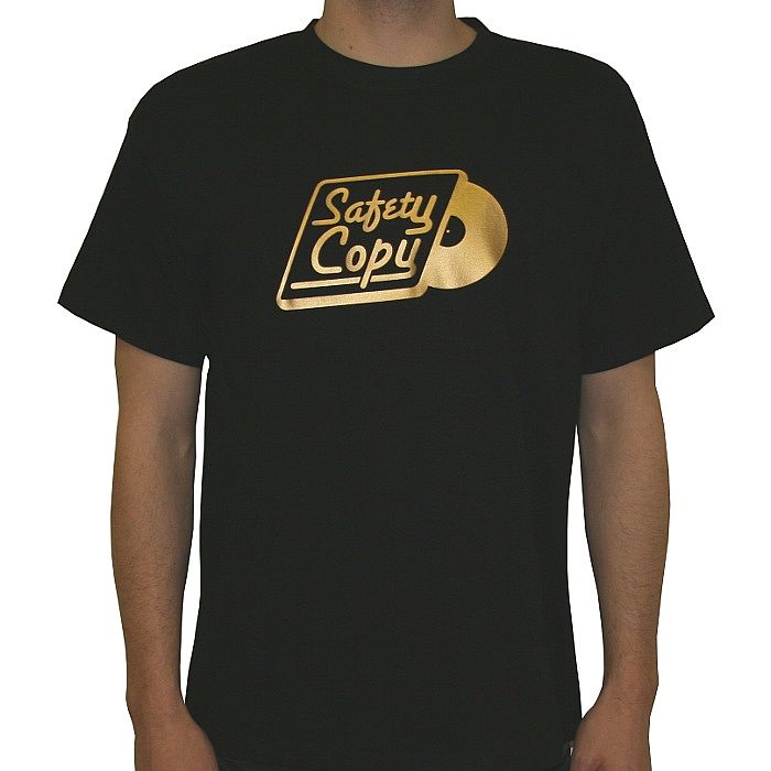 SAFETY COPY - Safety Copy T-Shirt (black with gold logo)