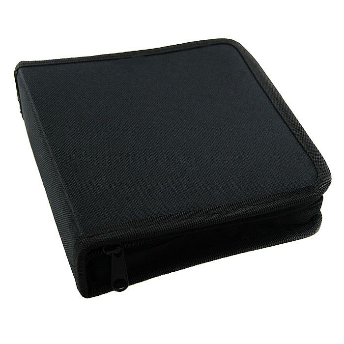 CD WALLET Zip Up CD Storage Wallet (black) vinyl at Juno Records.