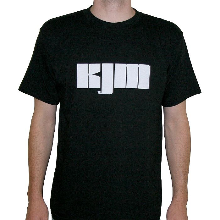KYOTO JAZZ MASSIVE - KJM T-shirt (black with white logo)