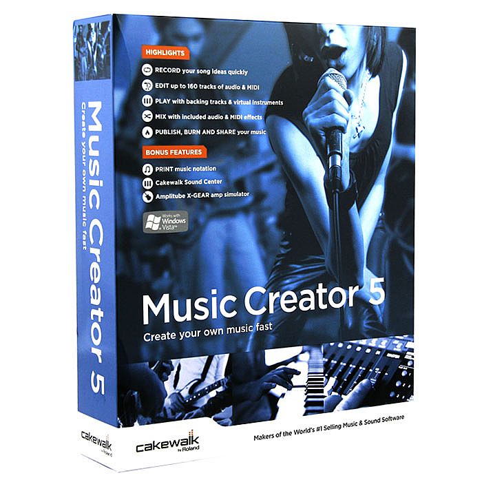 CAKEWALK - Cakewalk Music Creator 5 (Windows PC music production software for composing, recording, editing & mixing)