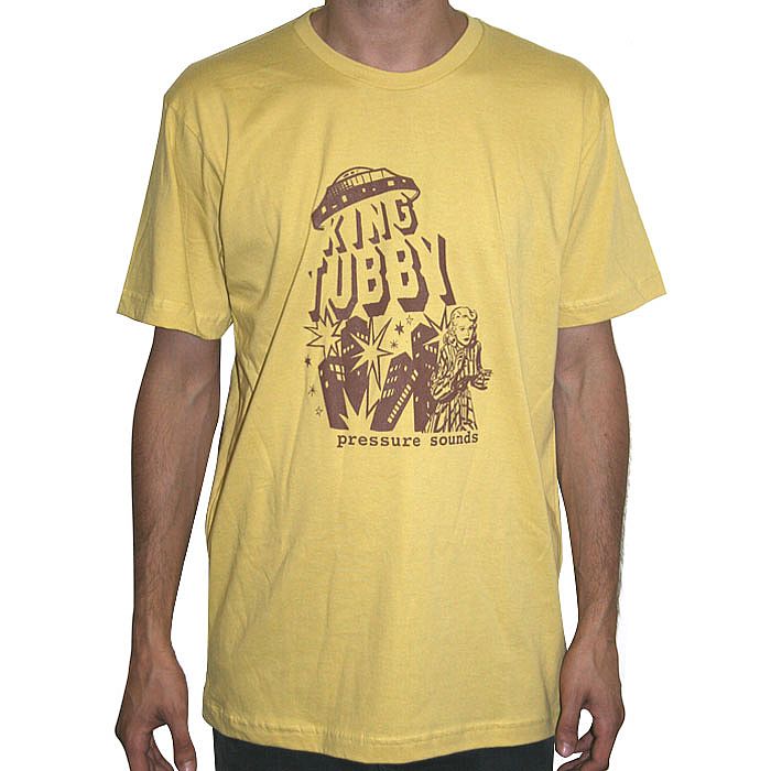 TUBBY, King King Tubby T shirt (dijon mustard with brown design) vinyl ...