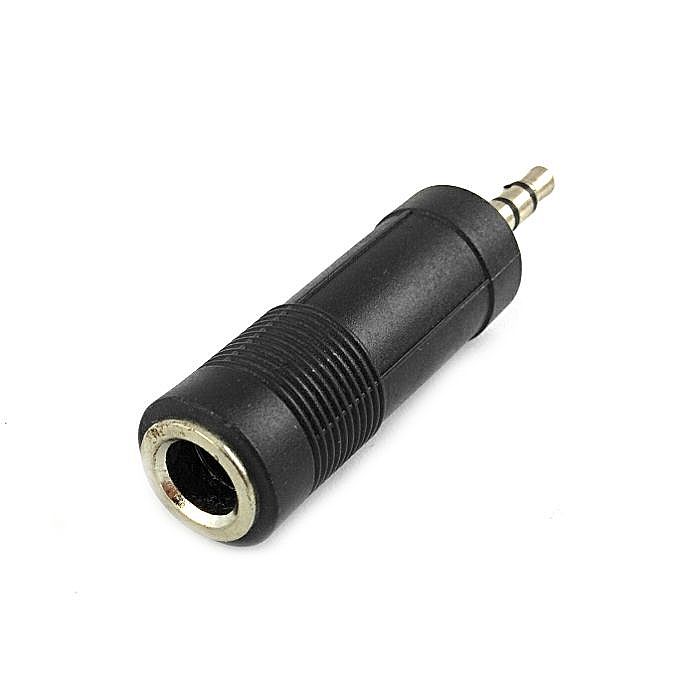 QTX - QTX 3.5mm Stereo Jack Plug To 6.3mm Mono Jack Socket Adaptor