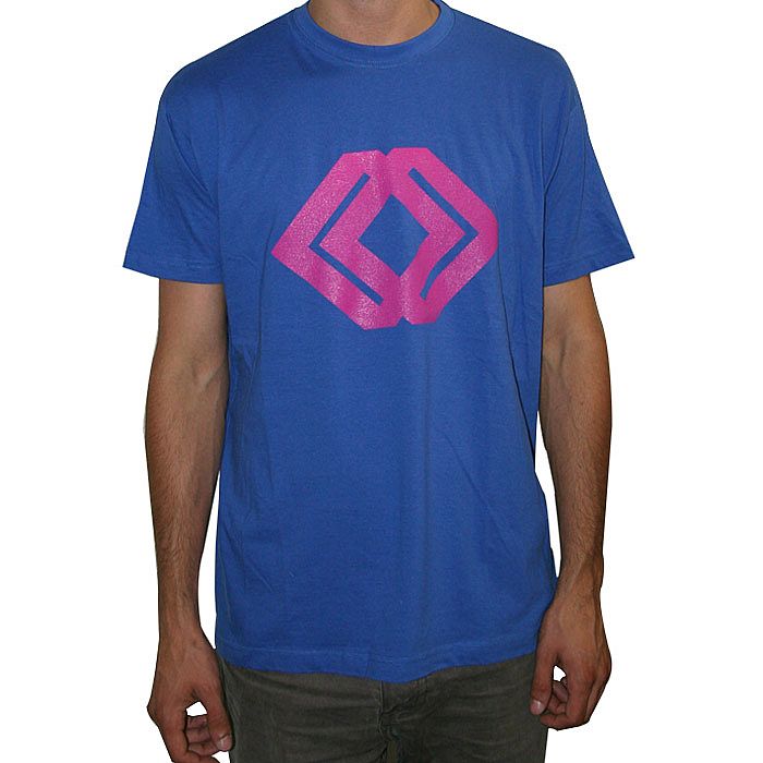 MOTOR CITY DRUM ENSEMBLE - MCDE Raw Cuts T-shirt (blue with pink logo (Juno exclusive))