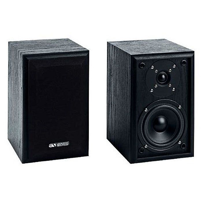 ACOUSTIC SOLUTIONS Acoustic Solutions AV21 Bookshelf Speakers (pair, black, 50W) vinyl at Juno
