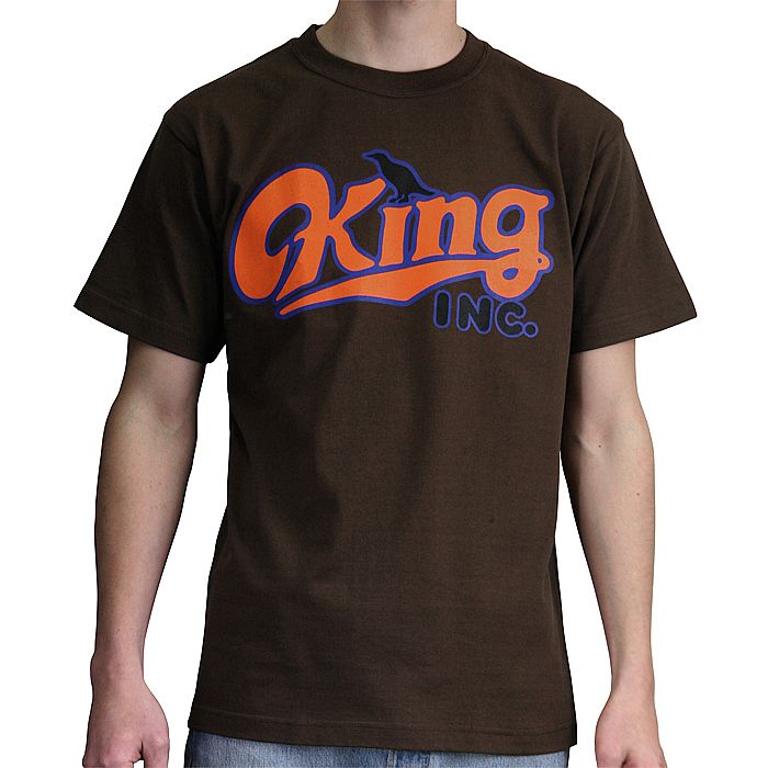 KODP (MURO) - King Inc Logo T-shirt (brown with orange & blue design)