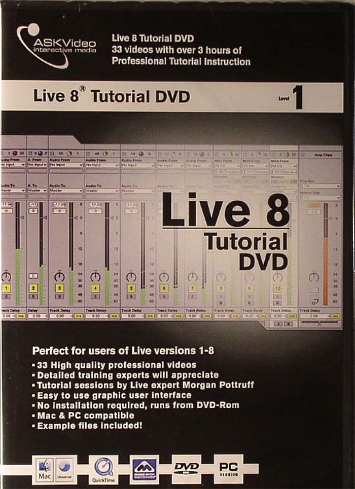 ASK VIDEO - Ask Video Live 8 Tutorial DVD Level 1