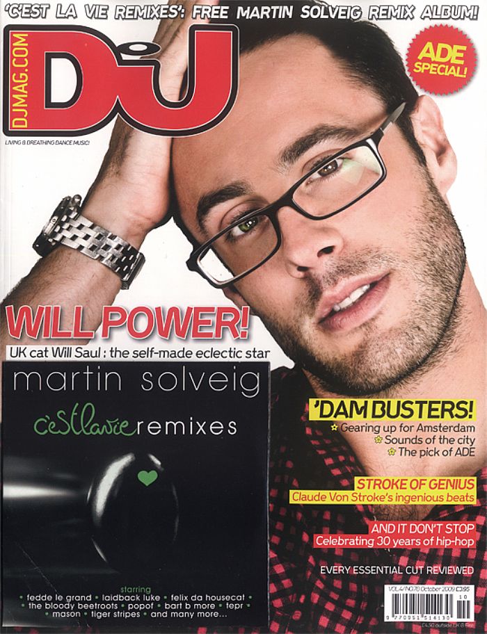 DJ MAGAZINE - DJ Magazine October 2009: Vol 4/#78 (incl. free Martin Solveig mix CD)